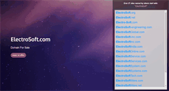 Desktop Screenshot of electrosoft.com