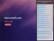 Tablet Screenshot of electrosoft.com